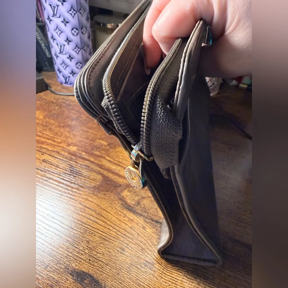 Brown Monogram Valentino Clutch - Picture 4 of 11